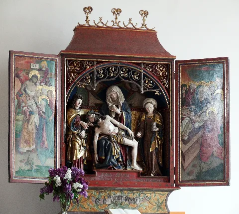 Bad Liebenzell Monakam Ev. Kirche Monakamer Altar Gesamtansicht Geöffnet