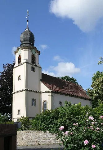 Bad Rappenau Bonfeld Evangelische Kirche Ansicht Von No Im Sommer