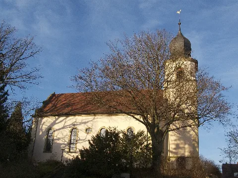 Bad Rappenau Bonfeld Evangelische Kirche Ansicht Von Süden Im Winter