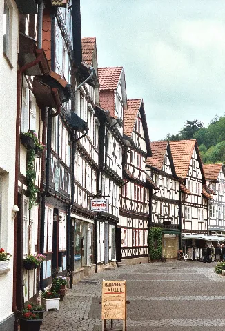 Bad Sooden Allendorf, The Street "Weinreihe"