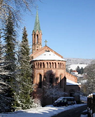 Baden Baden Lichtental Bonifatiuskirche 02 Von Sueden Gje