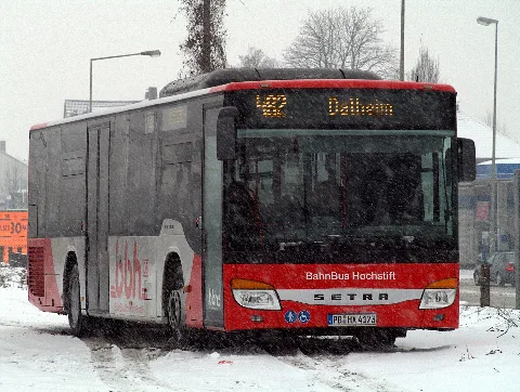 Bahnbus Hochstift Setra S 415 Nf Im Tiefschnee