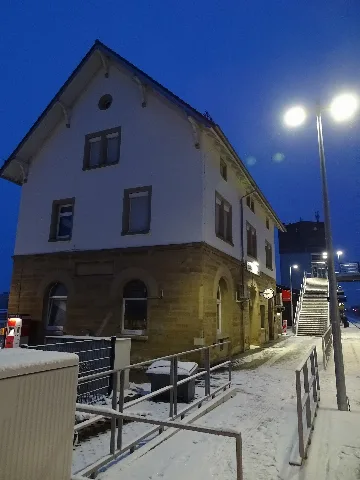 Bahnhof Bondorf At Night 02
