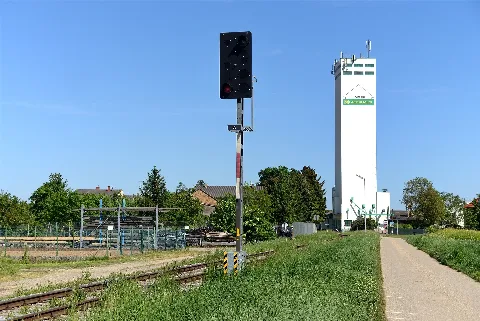 Bahnhof Grossengersdorf Einfahrsignal A