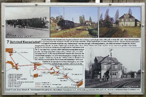 Bahnhof Kesselsdorf Tafel