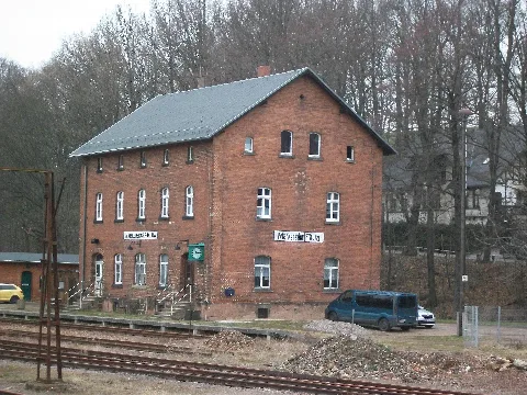 Bahnhof Markersdorf Taura Empfangsgebäude2