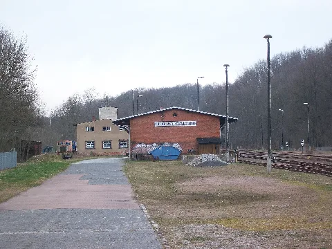 Bahnhof Markersdorf Taura Güterabfertigung