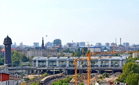 Bahnhof Ostkreuz Vom Schrotkugelturm Lichtenberg