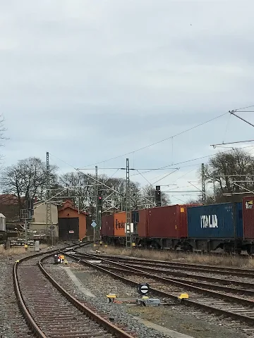 Bahnhof Schönberg, Gleisanlage