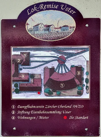 Bahnhof Uster Mit Zwei Lok Remisen 2011 08 07 14 43 26