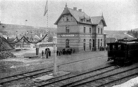 Bahnhof Wald Michelbach 1901 01