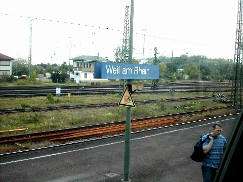 Bahnhof Weil Am Rhein Sign