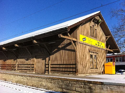 Bahnhof Wettingen Winter 02