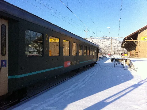 Bahnhof Wettingen Winter 03