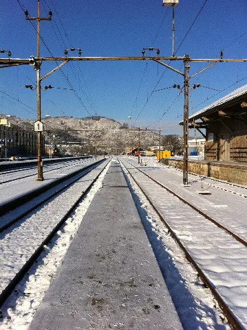 Bahnhof Wettingen Winter 04