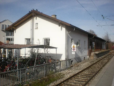 Bahnhof Wolfratshausen Güterschuppen