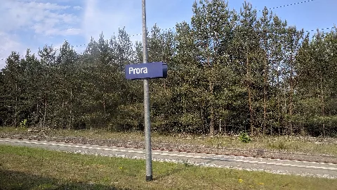 Bahnhofsschild Prora 190603