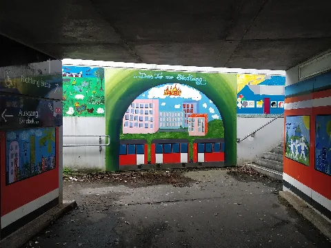 Bahnhofsunterführung Hamburg Fischbek
