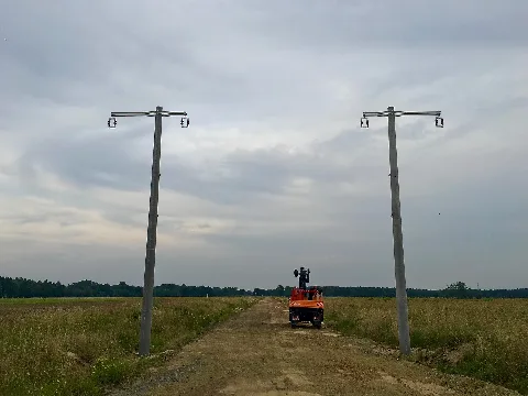 Bahnstreckenausbau In Litschen Juli 2016, Blick Nach Osten