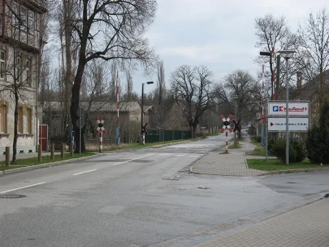 Bahnübergang Quedlinburg Badeborner Weg