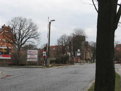 Bahnübergang Quedlinburg Frachtstrasse