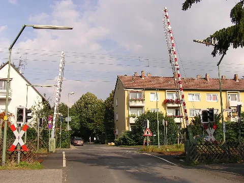 Bahnuebergang Vollschranken