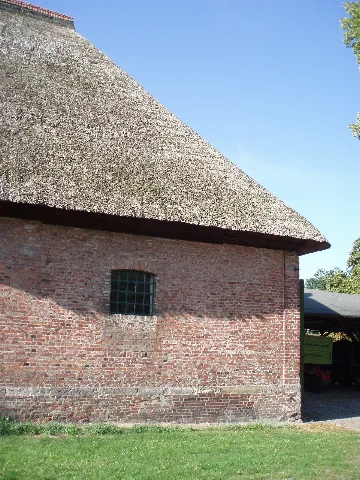 Barn With Water Reed Roof At Schloss Agathenburg