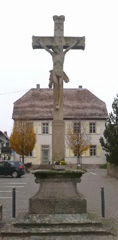 Barockes Steinkreuz Böhl Iggelheim Kirchenstraße