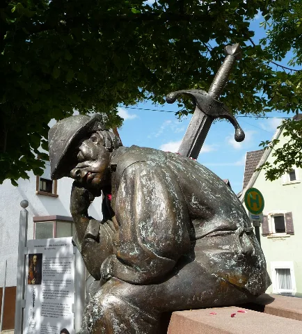 Bauernkrieger Mit Schwert Im Rücken Panoramio