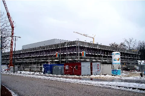 Baustelle Mensa Uni Regensburg 2009