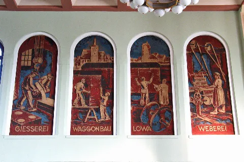 Bautzen Bahnhof Sgraffitos