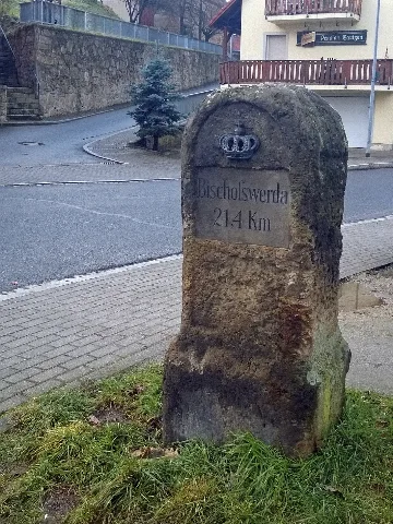 Bautzen Seidau Kgl Saechs Meilenstein