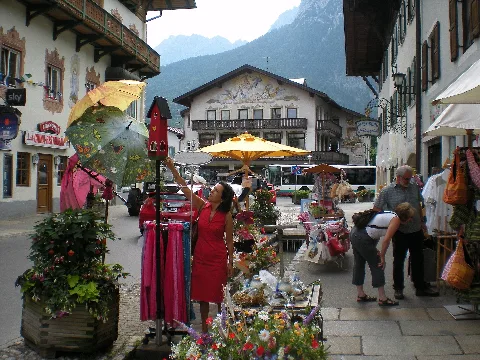 Baviera. Mittenwald, Centro