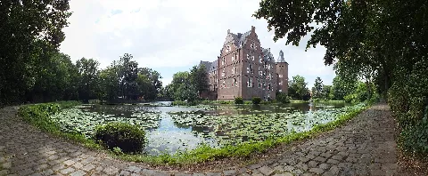 Bedburg Schloss Panorama