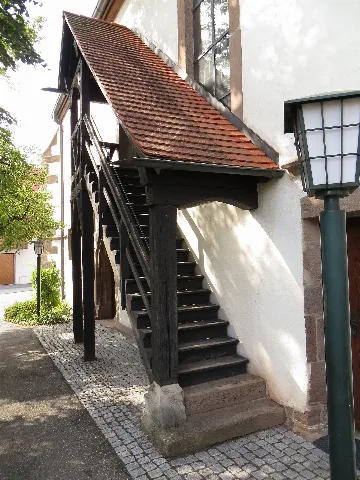 Beilstein St. Anna Kirche Aussentreppe 20120910