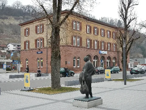 Beim 366 Km Langen Neckartalradweg, Bahnhof Sulz Am Neckar Panoramio