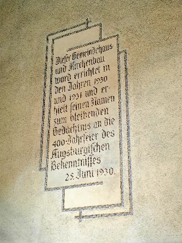 Bekenntniskirche Berlin Namenstafel