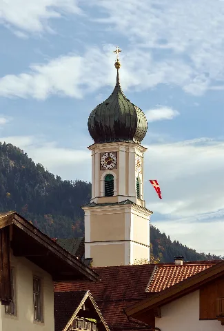 Bell Tower, Oberammergau, Bavaria, Germany