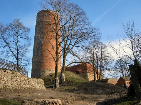 Belzig,Burg Eisenhardt Der Bergfried (Butterturm)