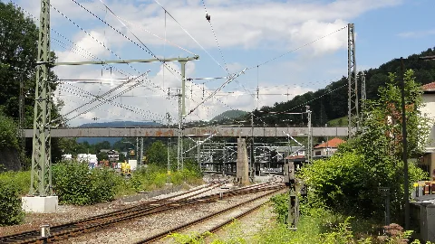 Berchtesgaden Hauptbahnhof — Fußgängerbrücke