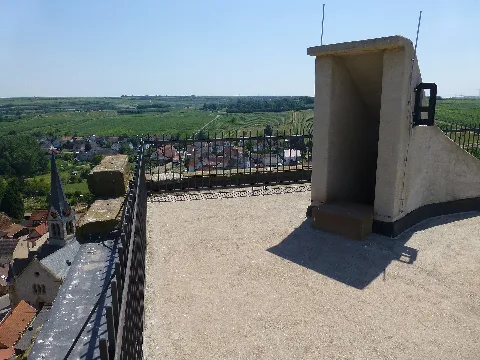 Bergfried Burg Schwabsburg Plattform