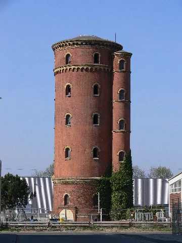 Berlin Charlottenburg Reservoirturm Gaswerk Gaußstraße