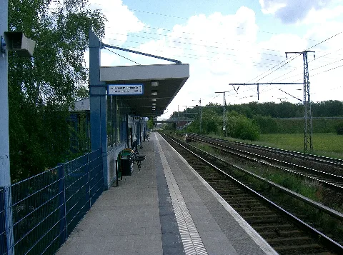 Bernau Bei Berlin Bahnhof Friedenstal Platform