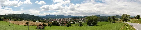 Berndorf Panoramic View From Kremesberg