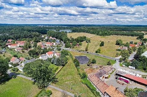Bernsdorf Großgrabe Saleskbach Aerial Alt