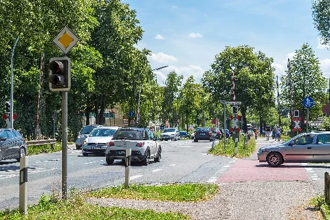 Beschrankter Bahnübergang Alexanderstraße In Oldenburg