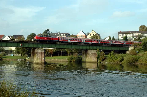 Bfh Jagstfeld Neckarbrücke Elsenztalbahn