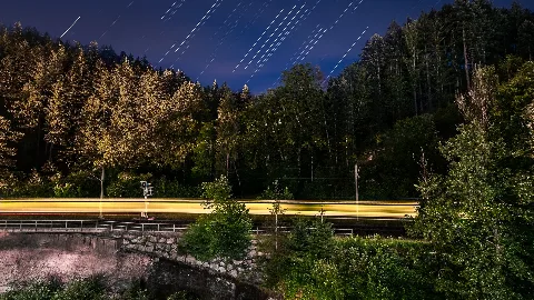 Black Forest Train Baiersbronn Germany Travel Photography (262385341)