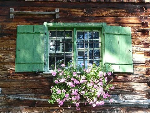 Blaichach Wiesach Falkenalpe Fenster