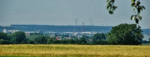 Blick Auf Das 1969 Gegründete Liebherr Werk In Ehingen Panoramio
